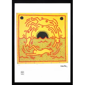 Keith Haring </br>"Delfini"