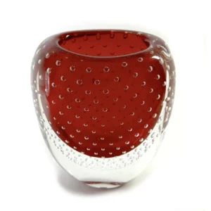 Vaso Cristallo rosso